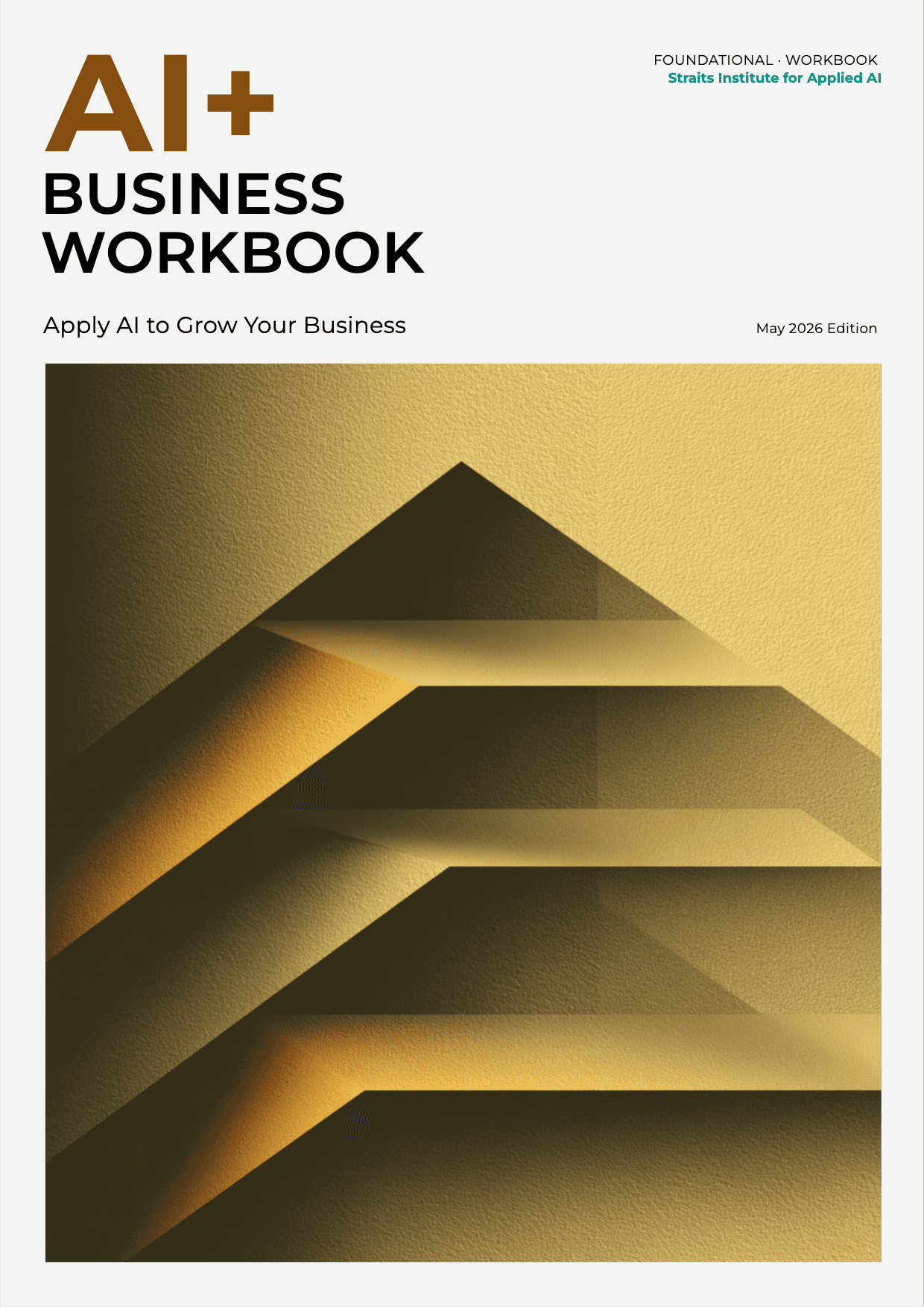 AI+ Business Workbook cover