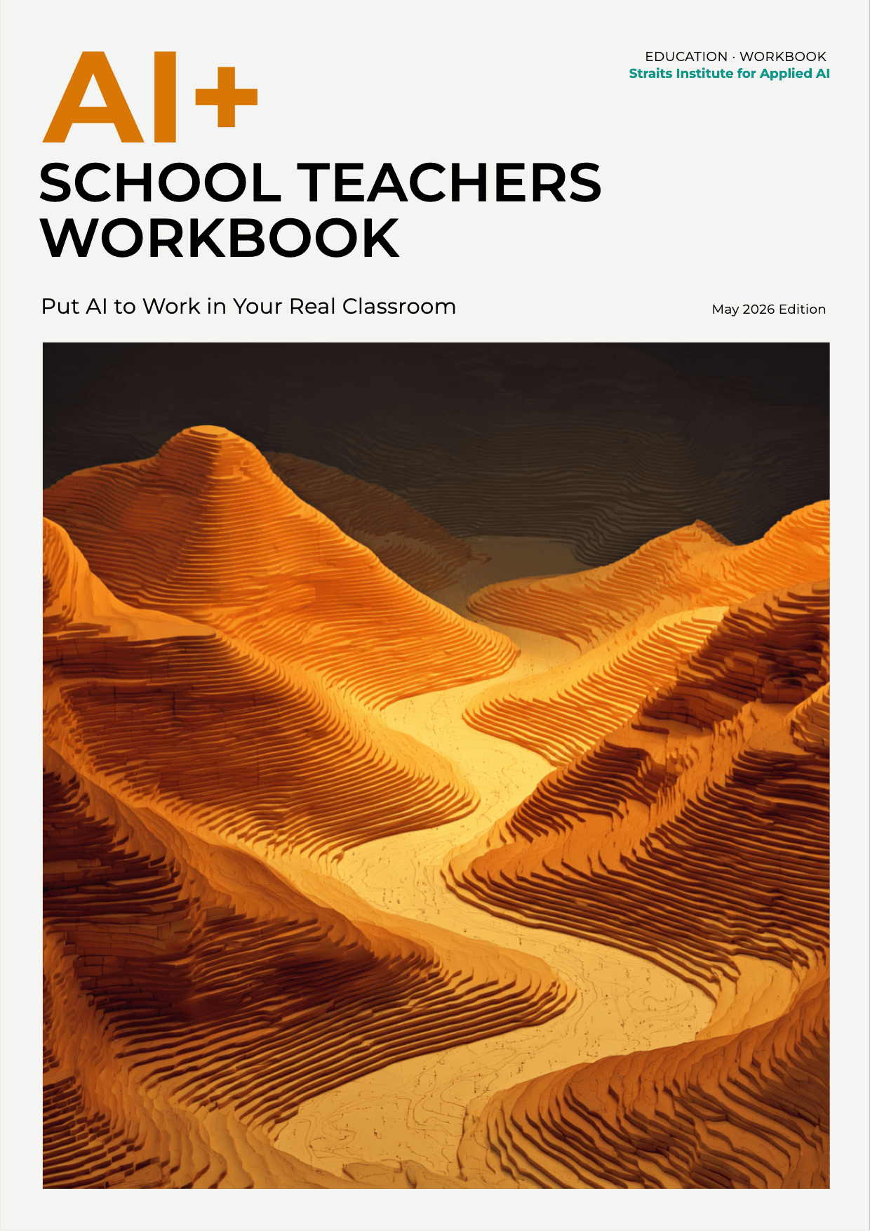 AI+ School Teachers Workbook cover