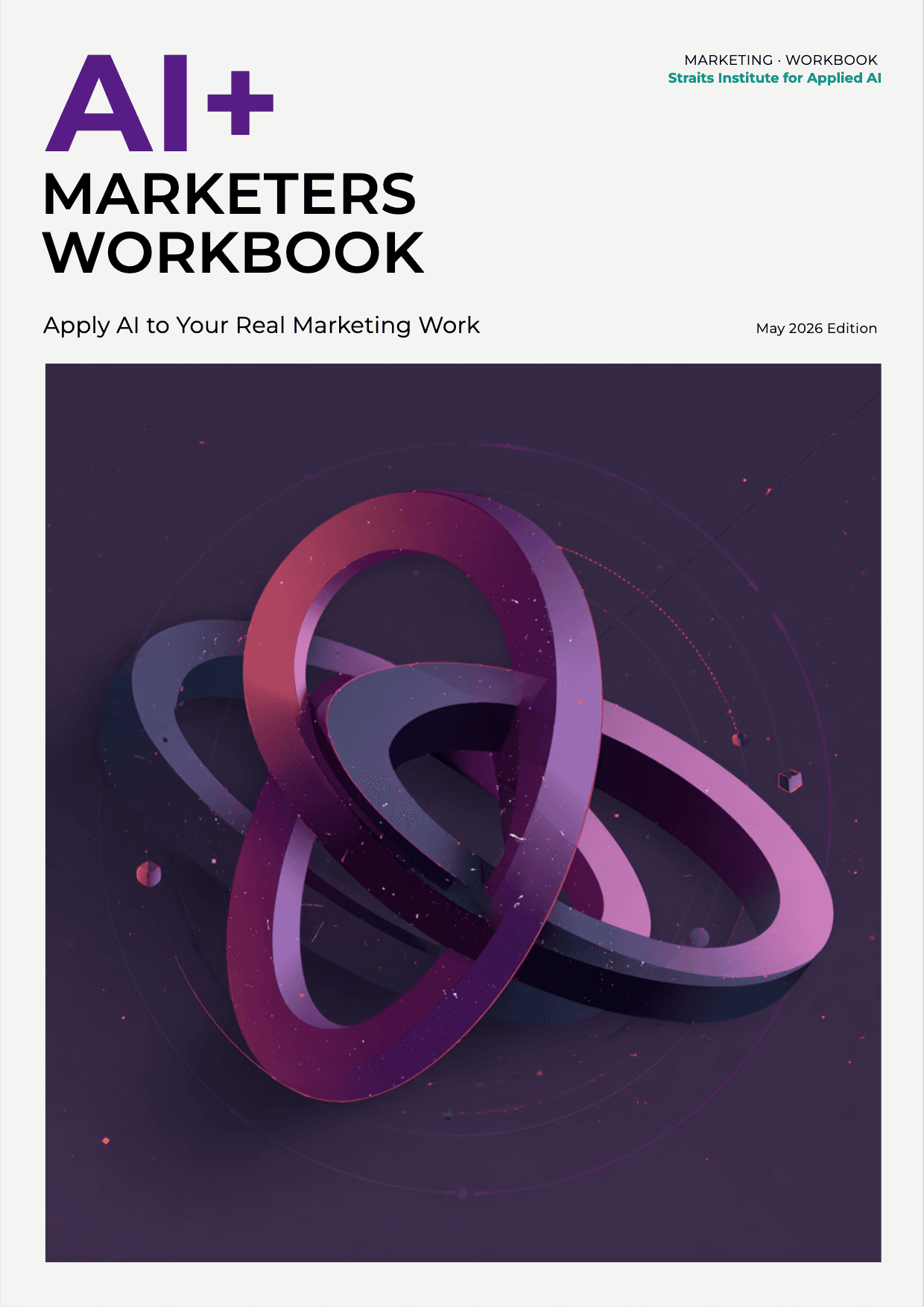 AI+ Marketers Workbook cover