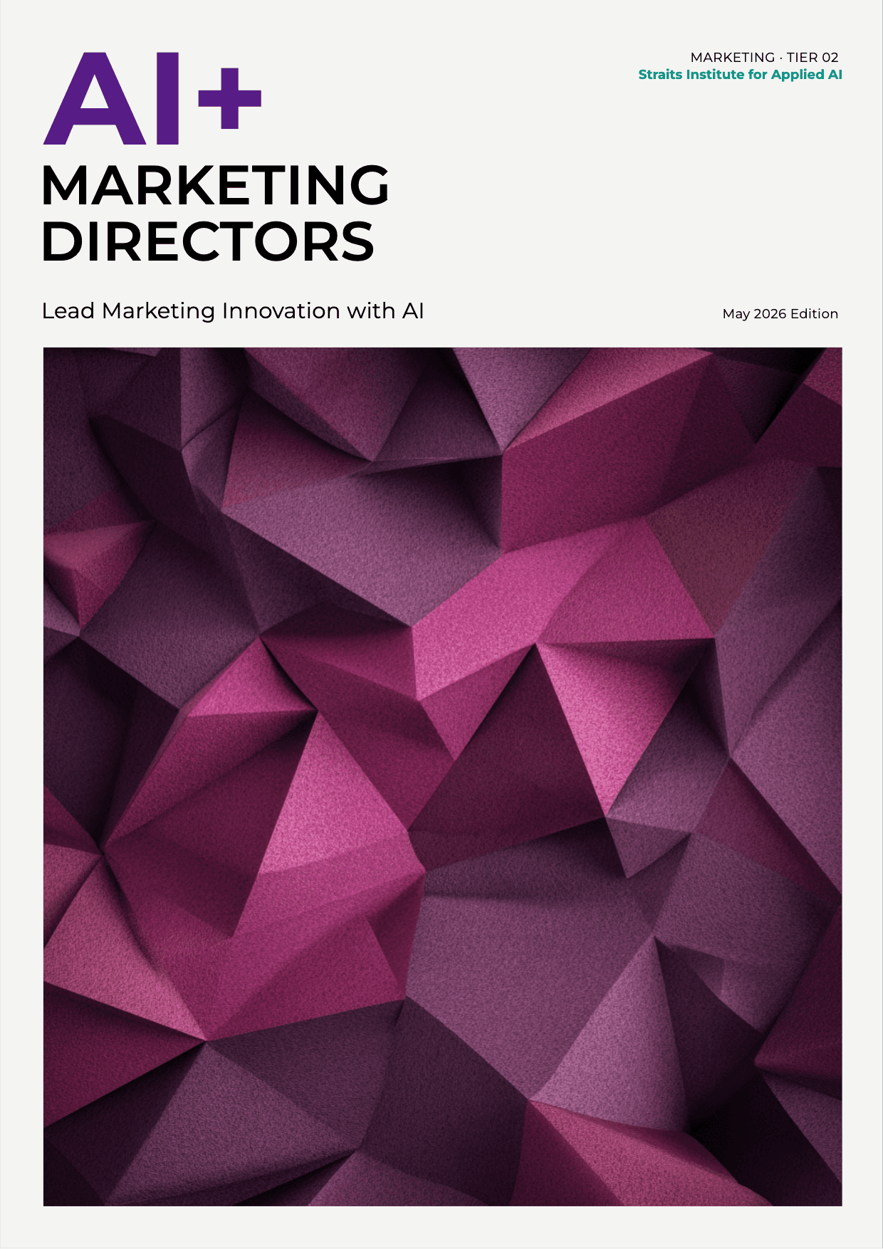 AI+ Marketing Directors cover
