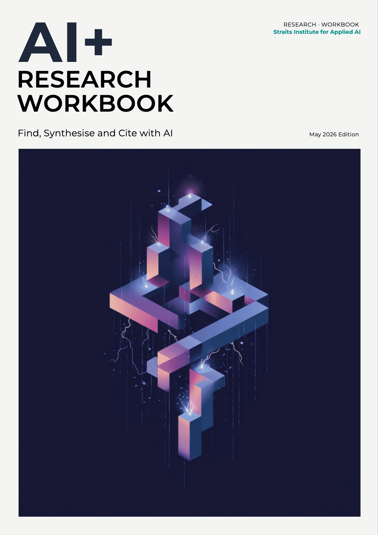 AI+ Research Workbook cover