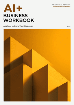 AI+ Business Workbook cover
