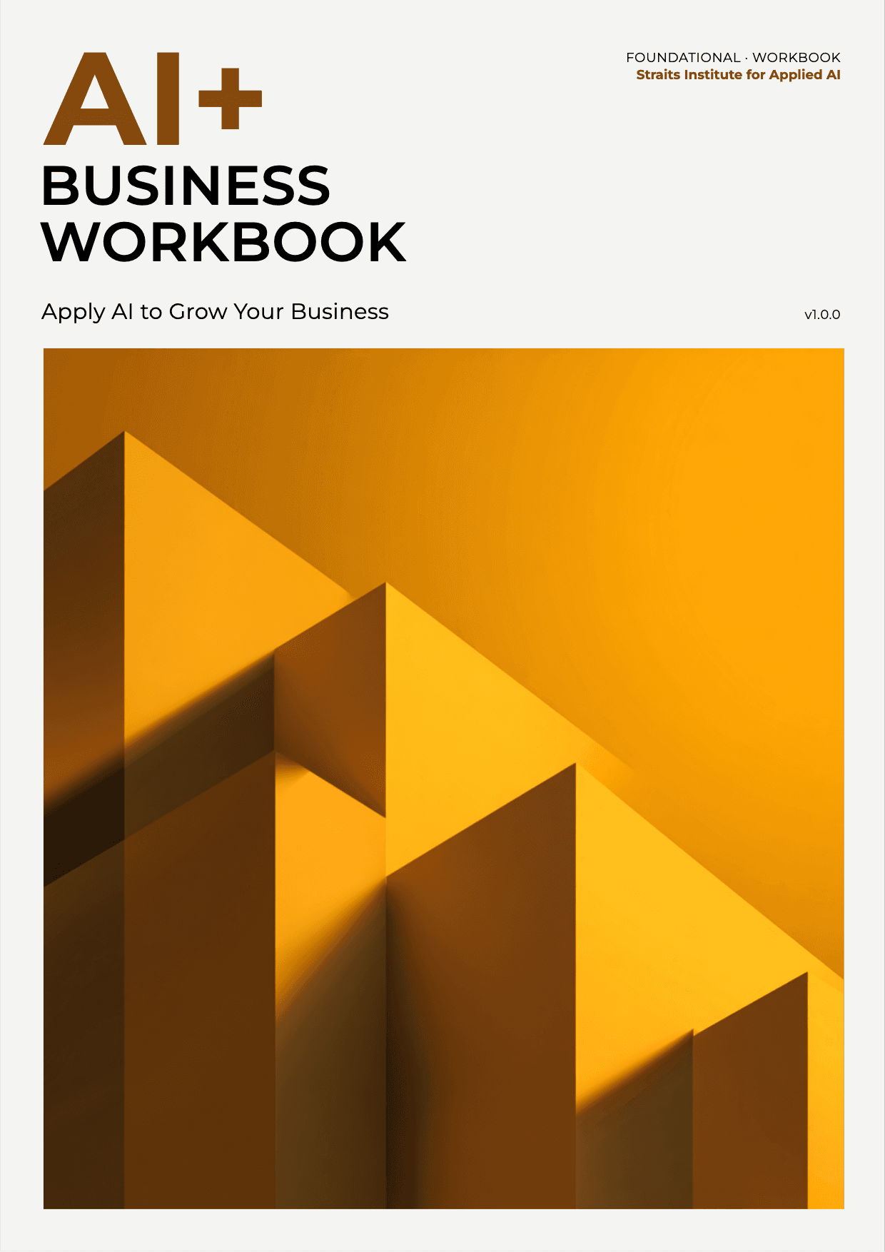 AI+ Business Workbook cover