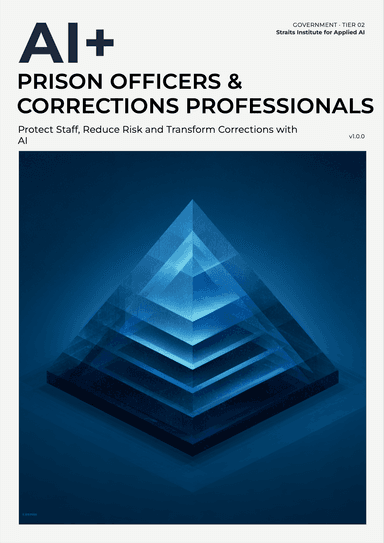 AI+ Prison Officers & Corrections Professionals cover