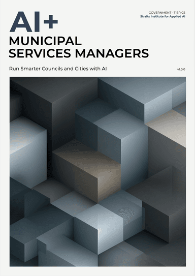 AI+ Municipal Services Managers cover