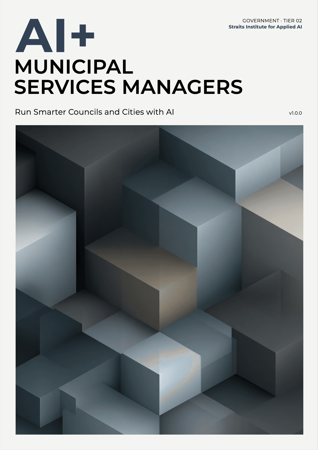 AI+ Municipal Services Managers cover