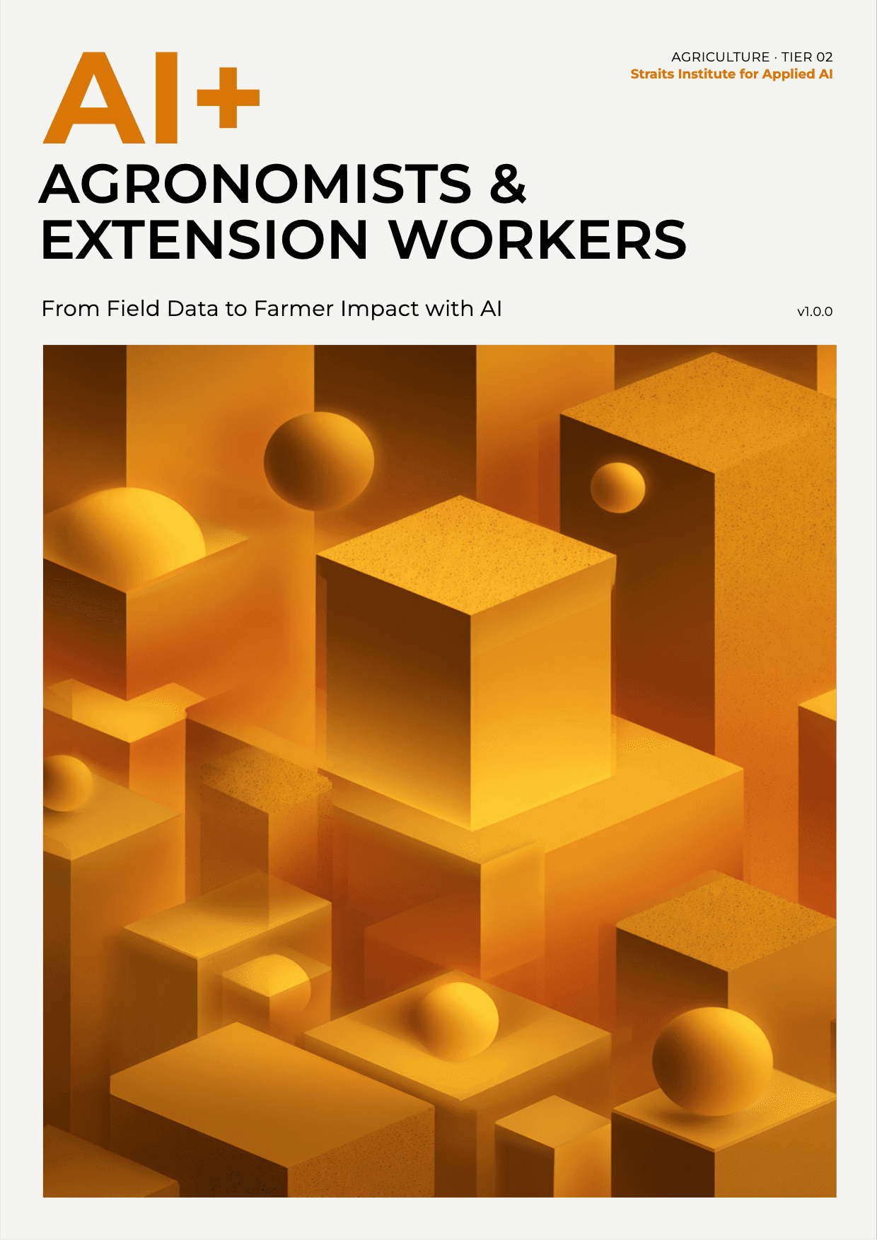 AI+ Agronomists & Extension Workers cover