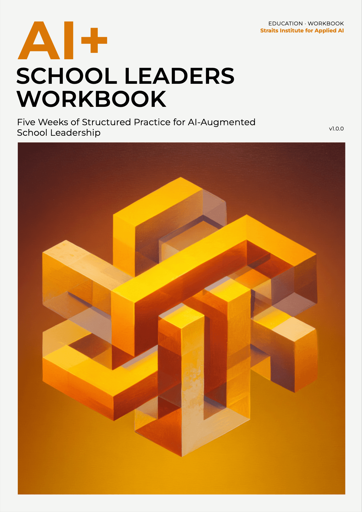 AI+ School Leaders Workbook cover
