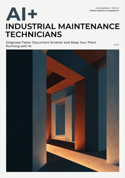 AI+ Industrial Maintenance Technicians cover
