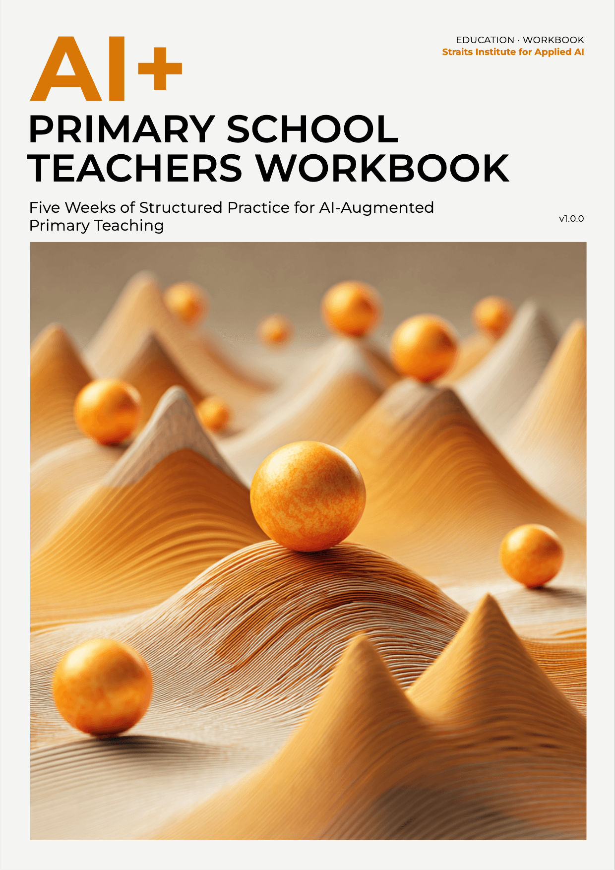 AI+ Primary School Teachers Workbook cover