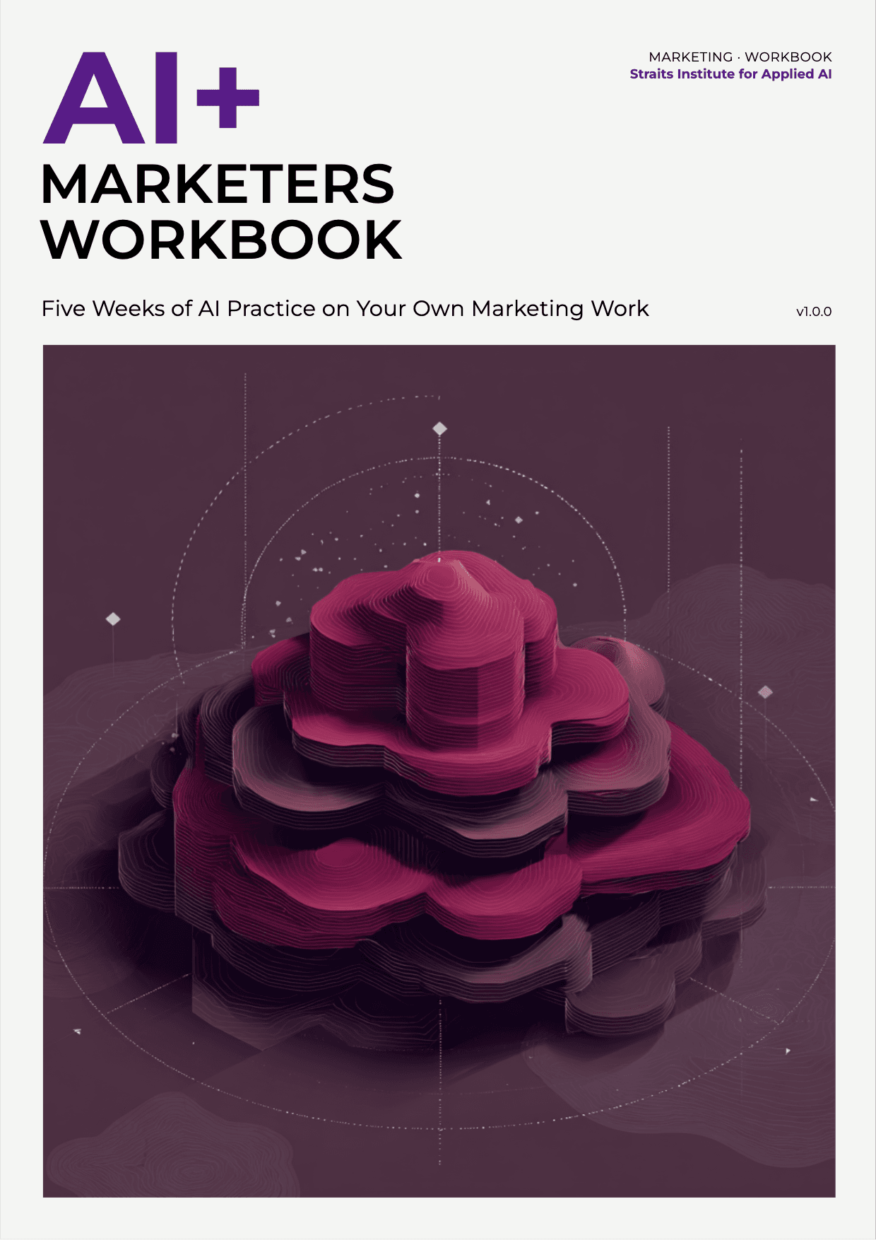 AI+ Marketers Workbook cover
