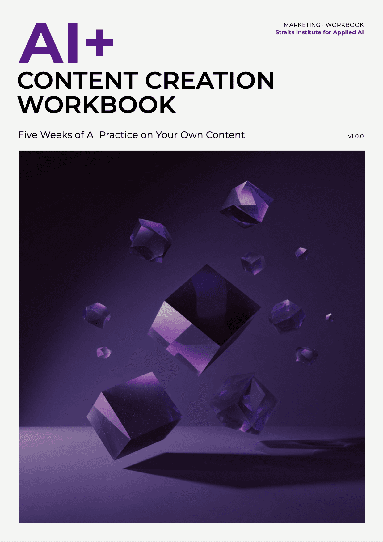 AI+ Content Creation Workbook cover