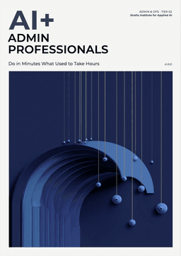 AI+ Administrative Professionals cover