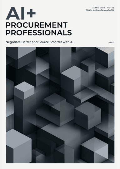 AI+ Procurement Professionals cover