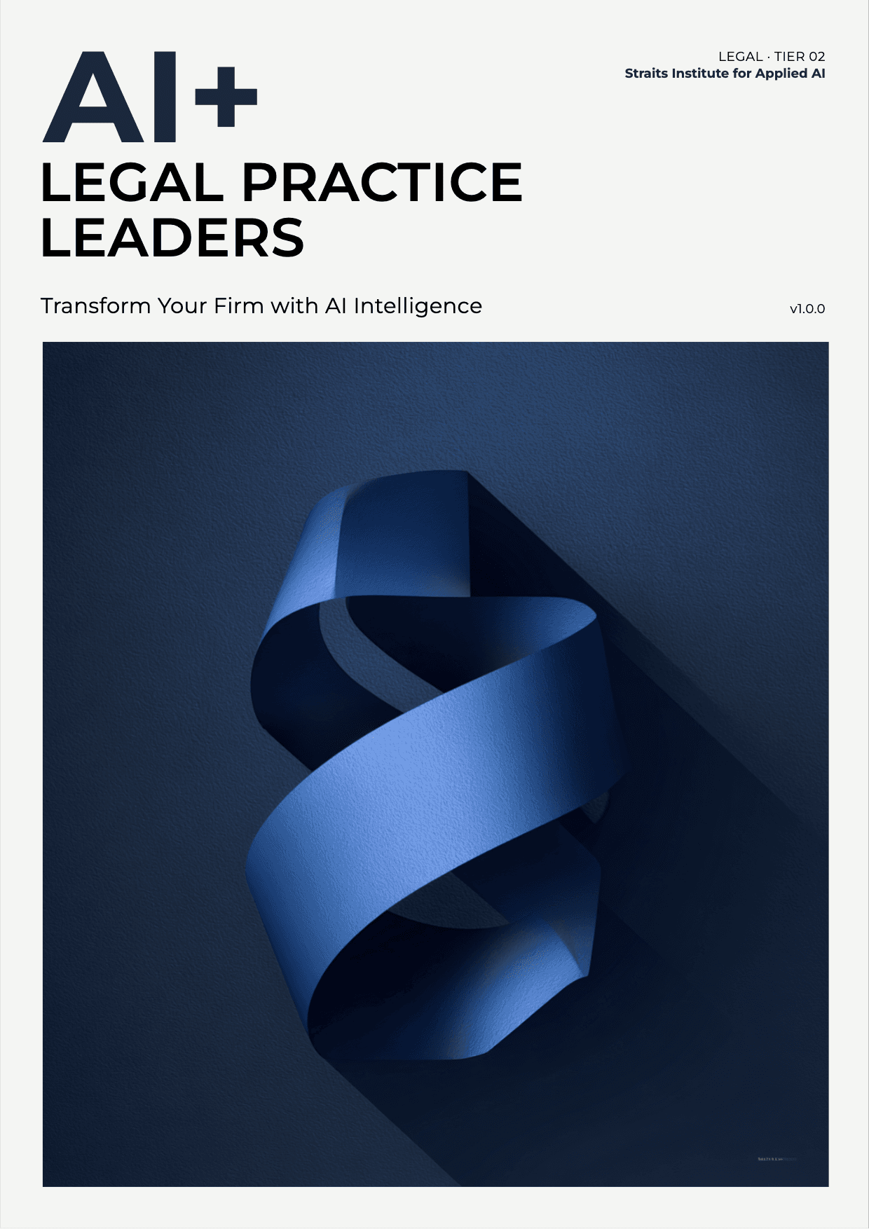 AI+ Legal Practice Leaders cover