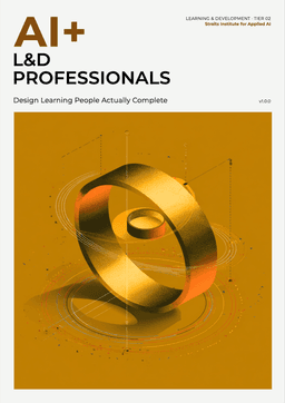 AI+ L&D Professionals cover