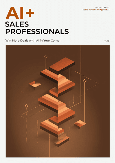 AI+ Sales Professionals cover