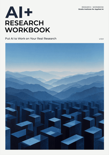 AI+ Research Workbook cover