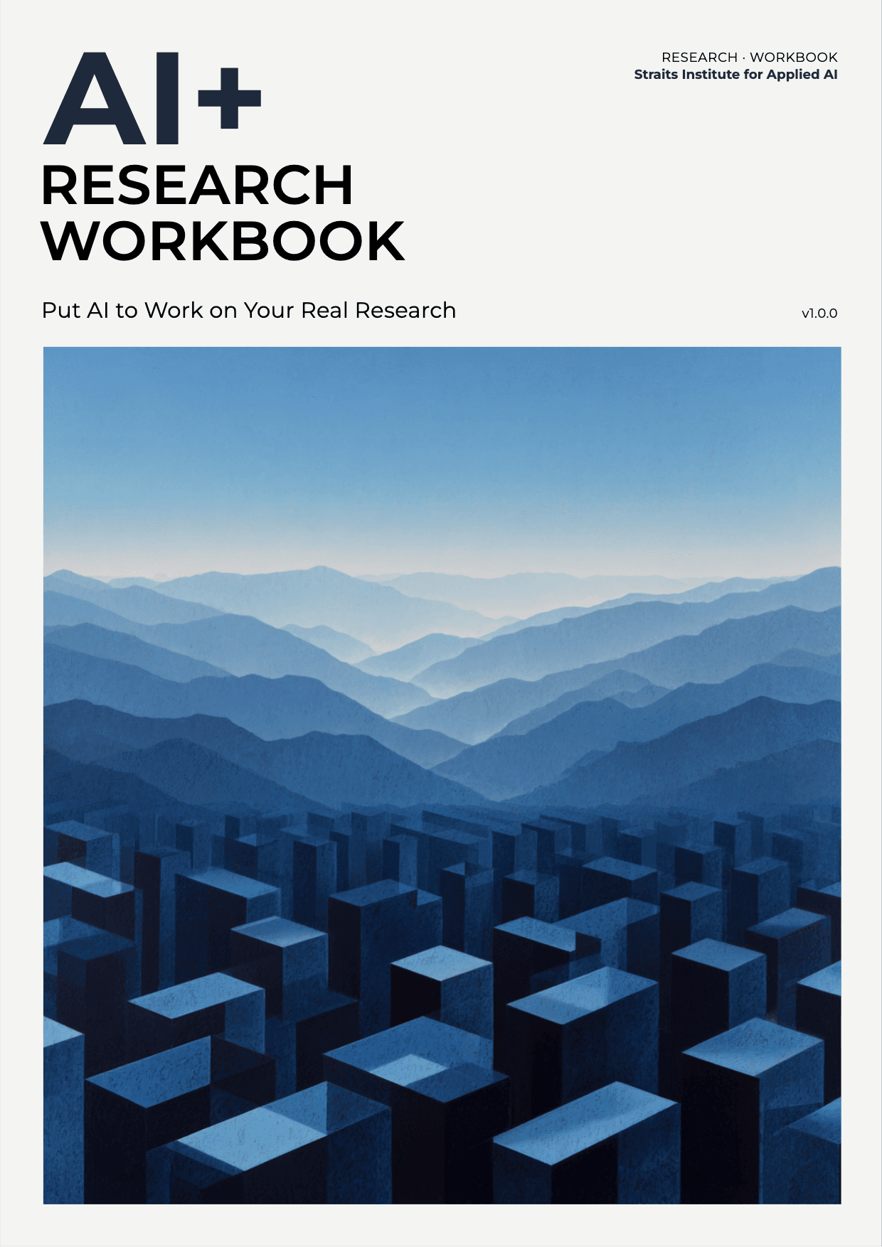 AI+ Research Workbook cover