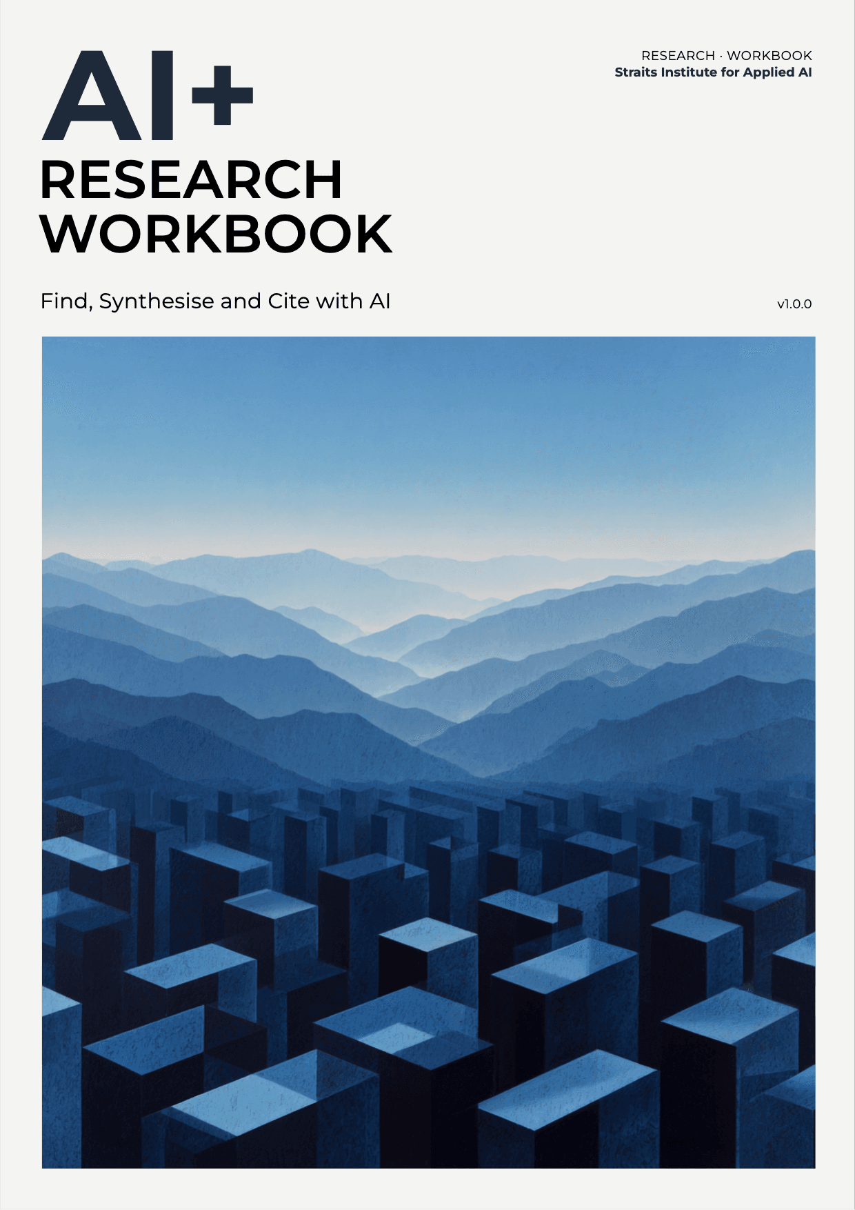AI+ Research Workbook cover