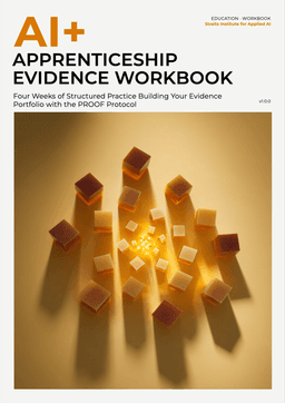 AI+ Apprenticeship Evidence Workbook cover
