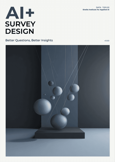 AI+ Survey Design & Analysis cover