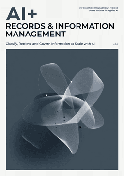 AI+ Records & Information Management cover