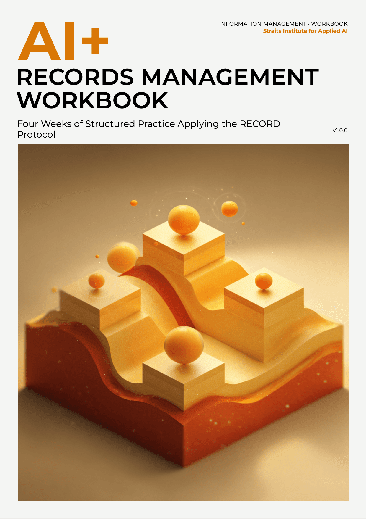 AI+ Records Management Workbook cover