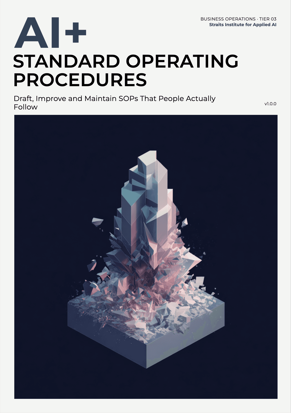 AI+ Standard Operating Procedures cover