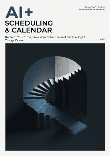 AI+ Scheduling & Calendar Management cover