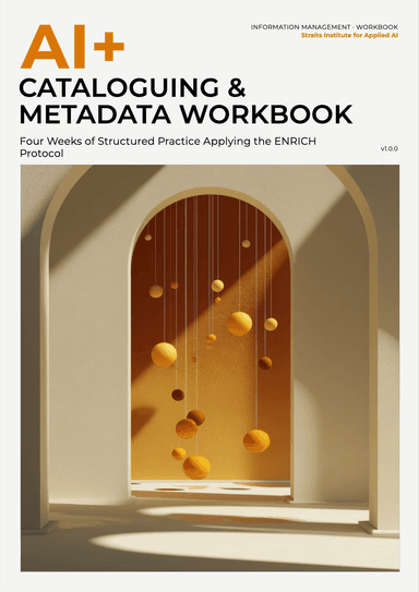 AI+ Cataloguing & Metadata Workbook cover