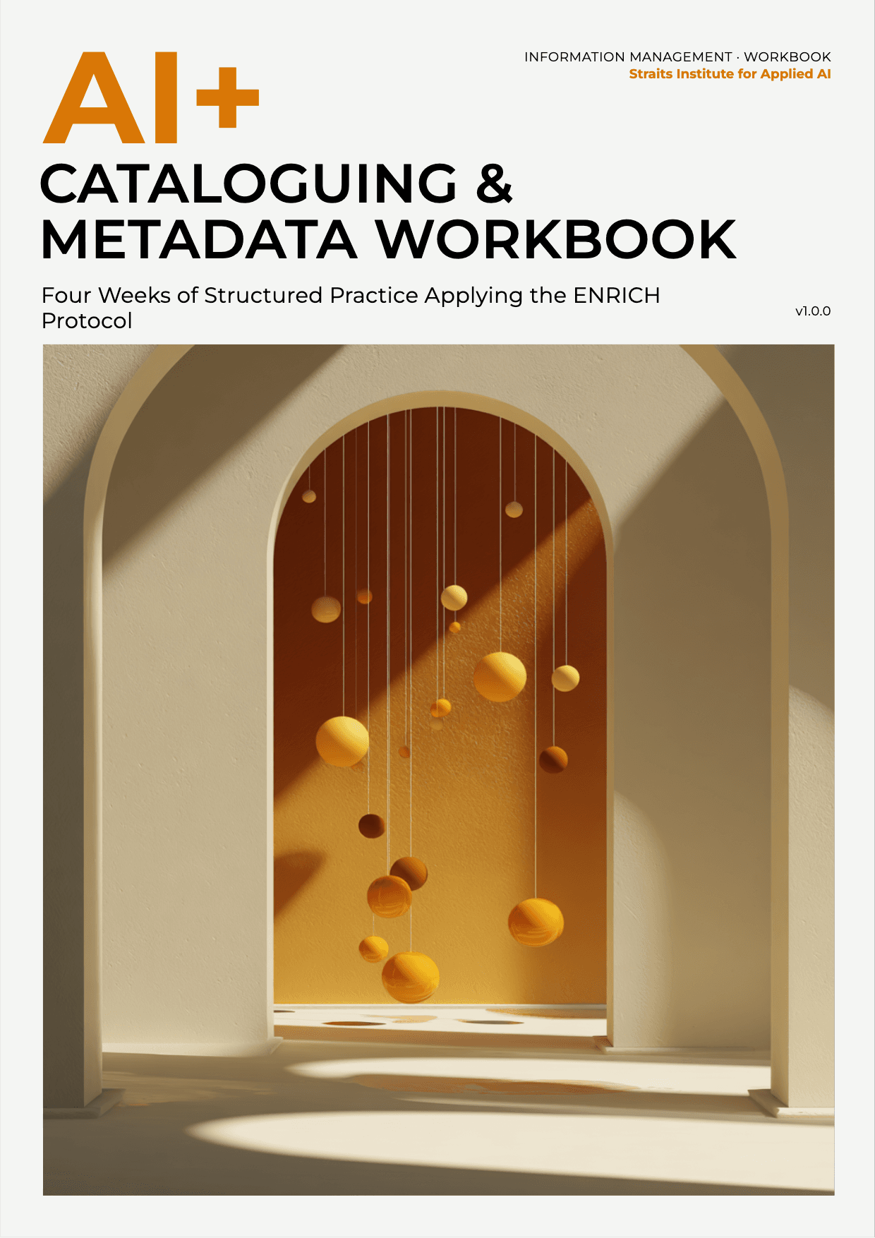 AI+ Cataloguing & Metadata Workbook cover