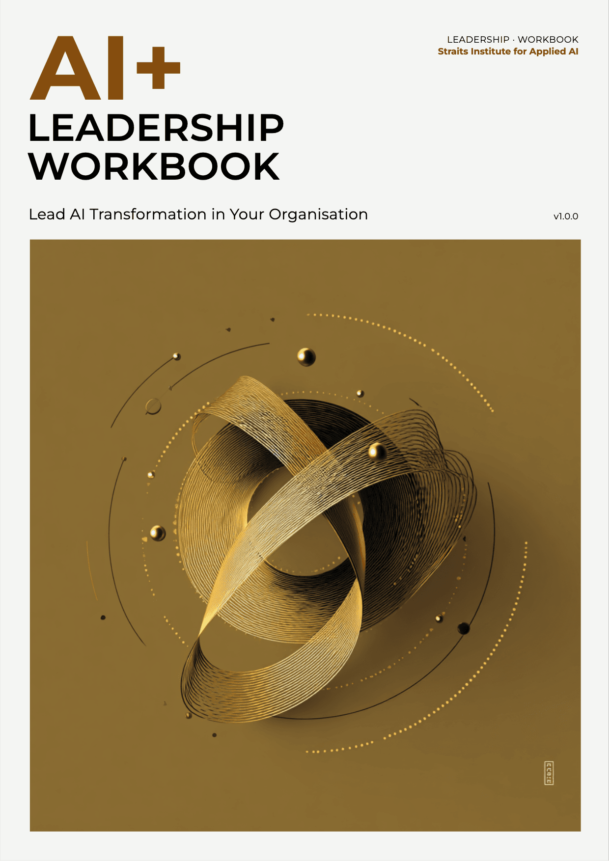 AI+ Leadership Workbook cover