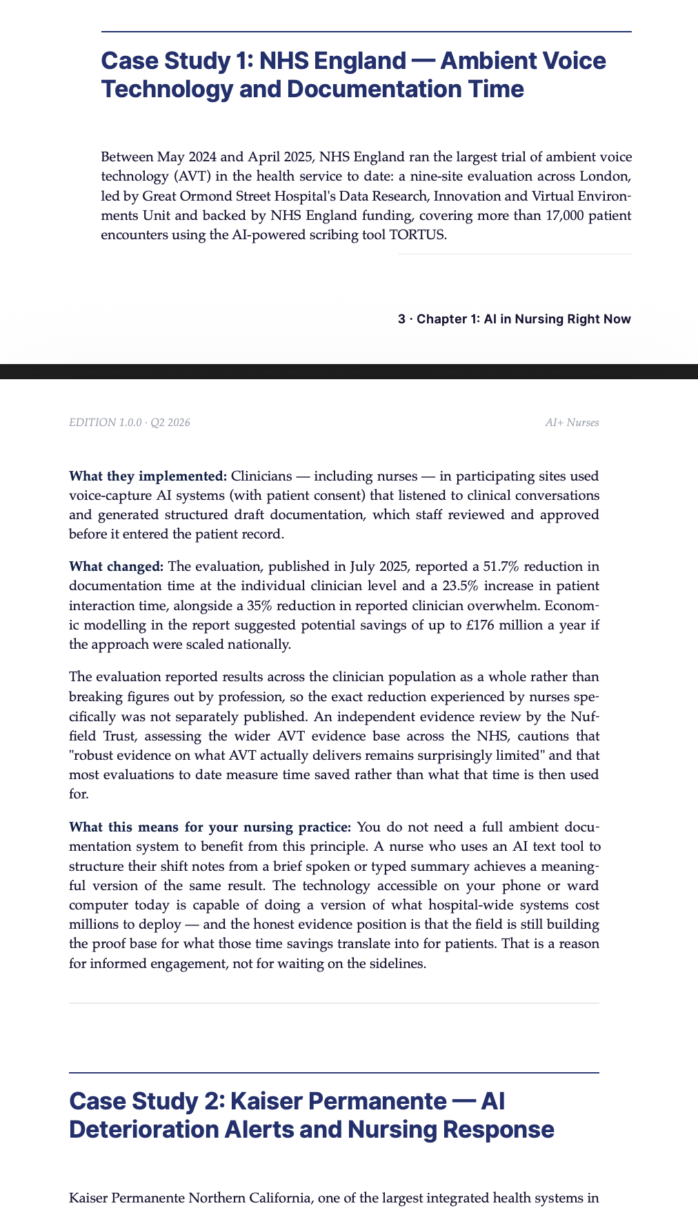 AI+ Nurses — Real-World Case Studies