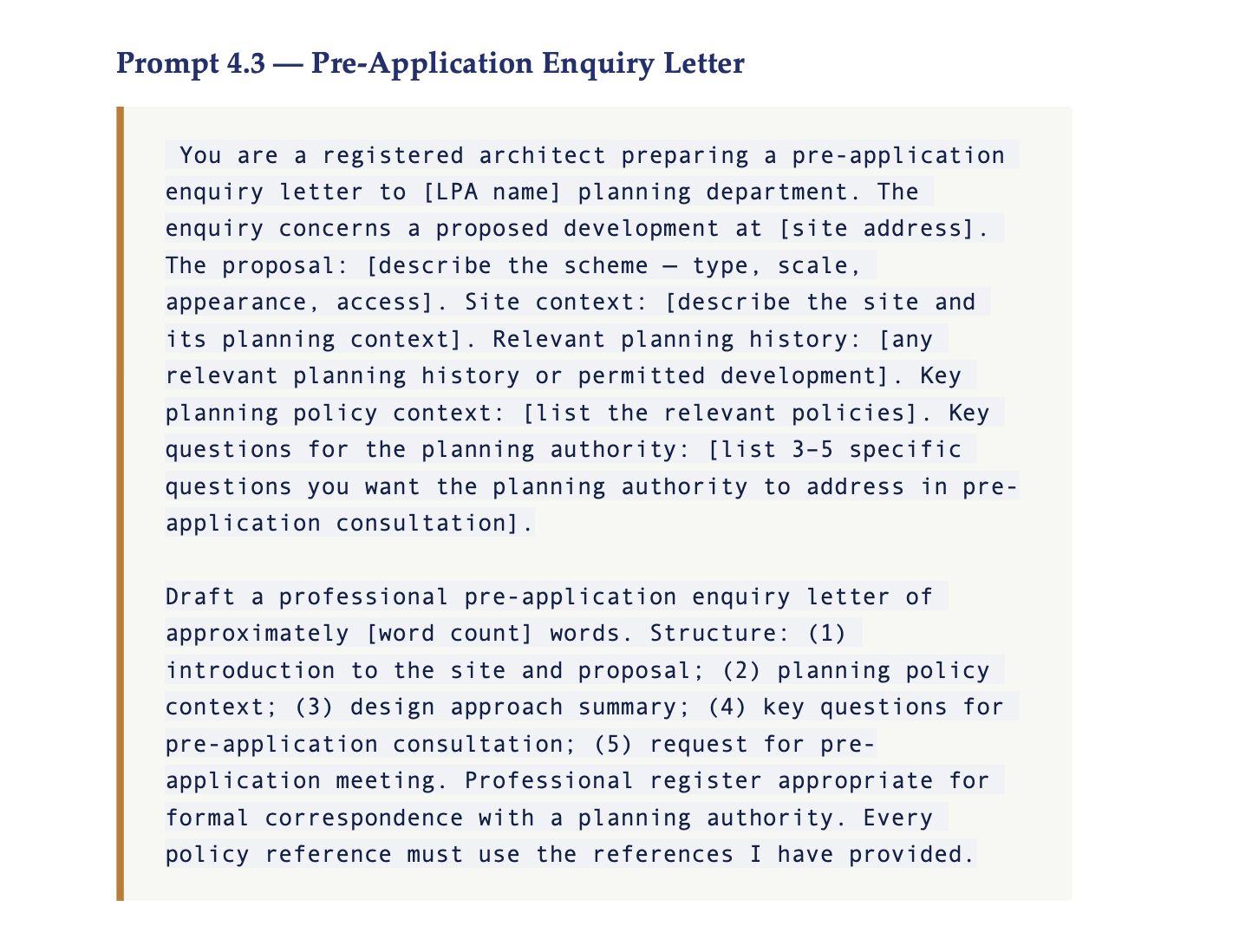 AI+ Architects — Copy-Ready Prompt Library